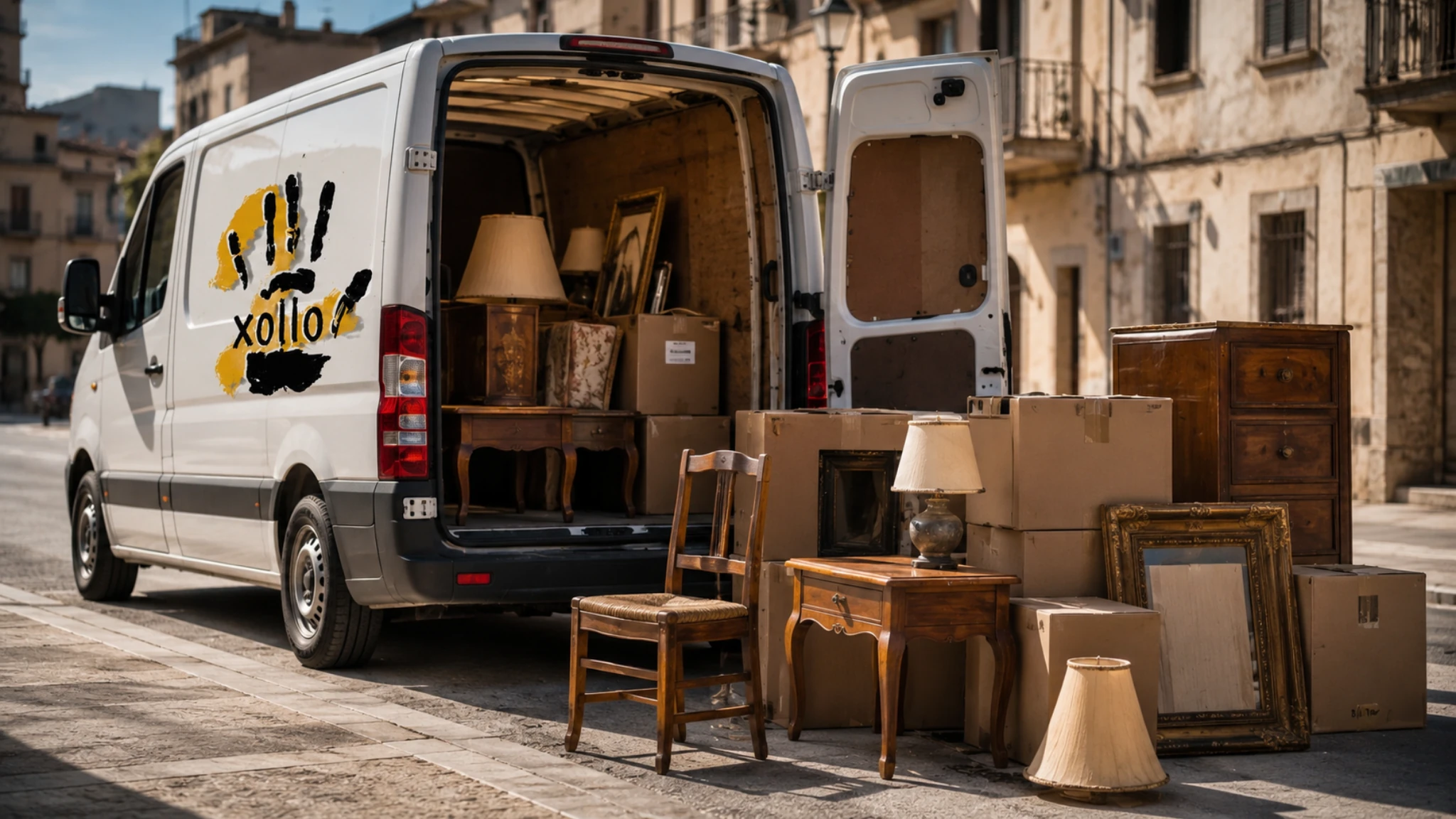 Servicio de mudanzas y portes en Berga con transporte de muebles y objetos de segunda mano
