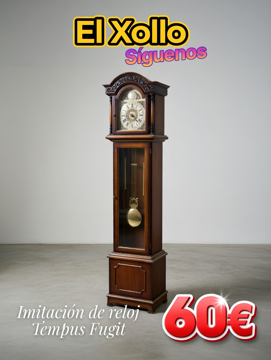 Imitacion de reloj "Tempus Fugit"