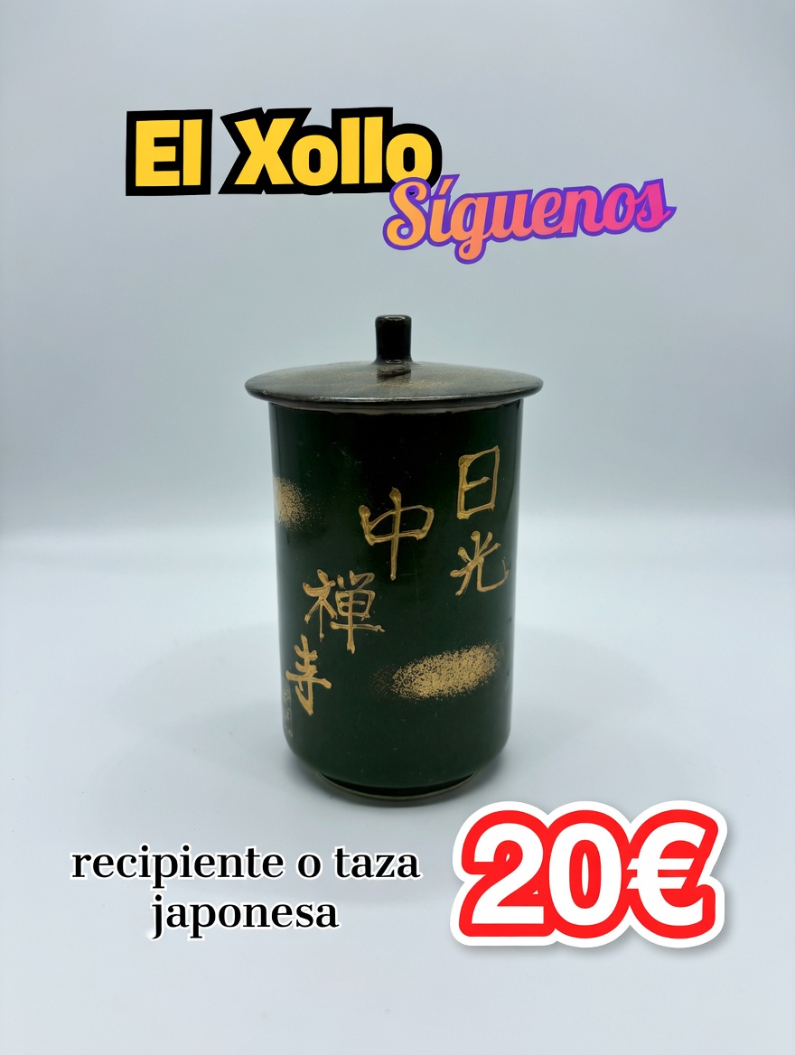 recipiente o taza japonesa