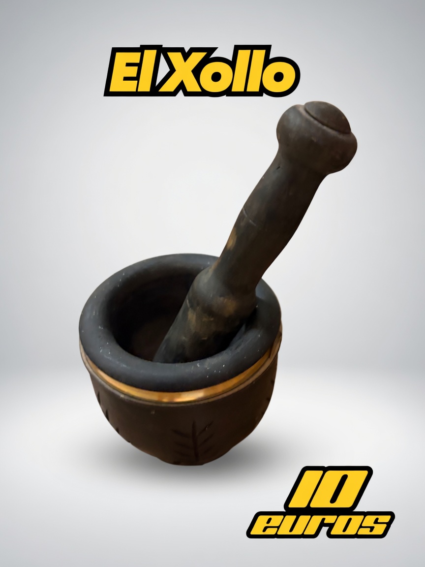 Mortero de madera