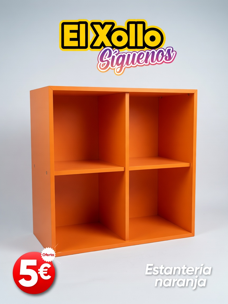 Estantería naranja