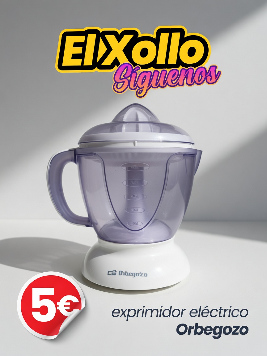 exprimidor eléctrico Orbegozo