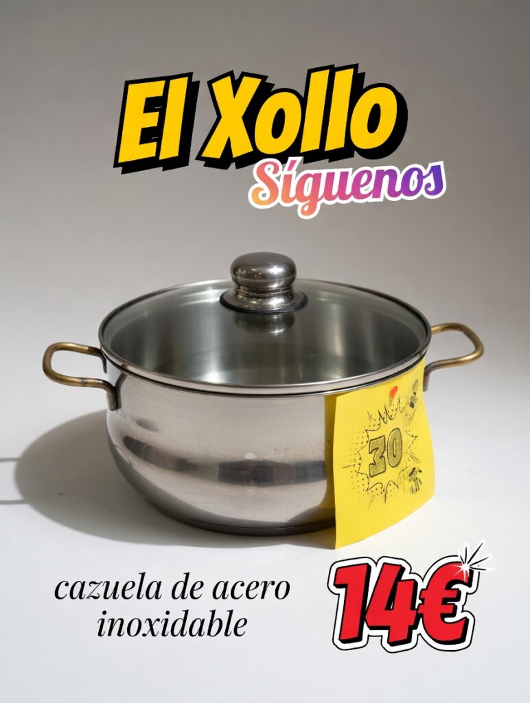 cazuela de acero inoxidable