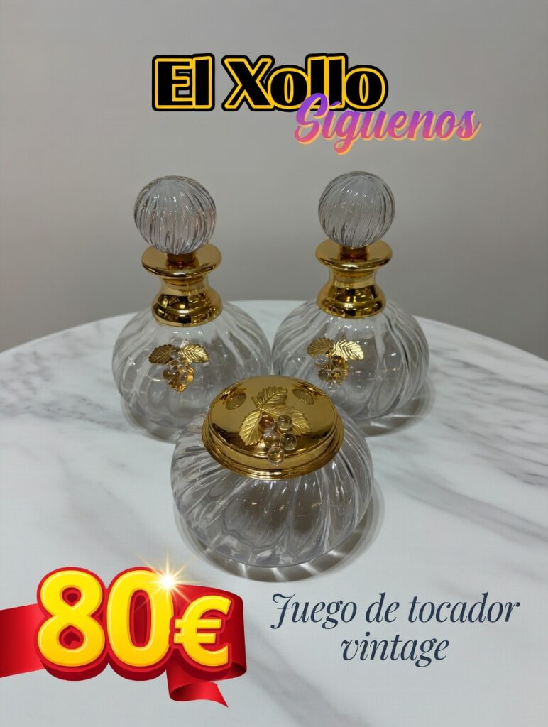 Juego de tocador vintage