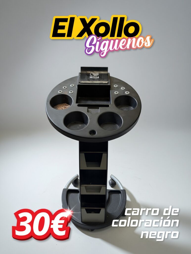 carro de coloración negro
