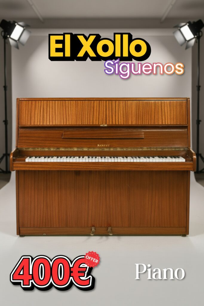 piano vertical marca Rönisch.