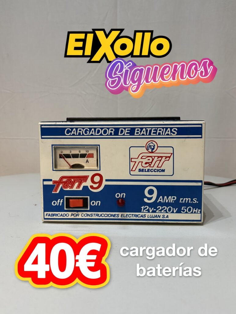 cargador de baterías