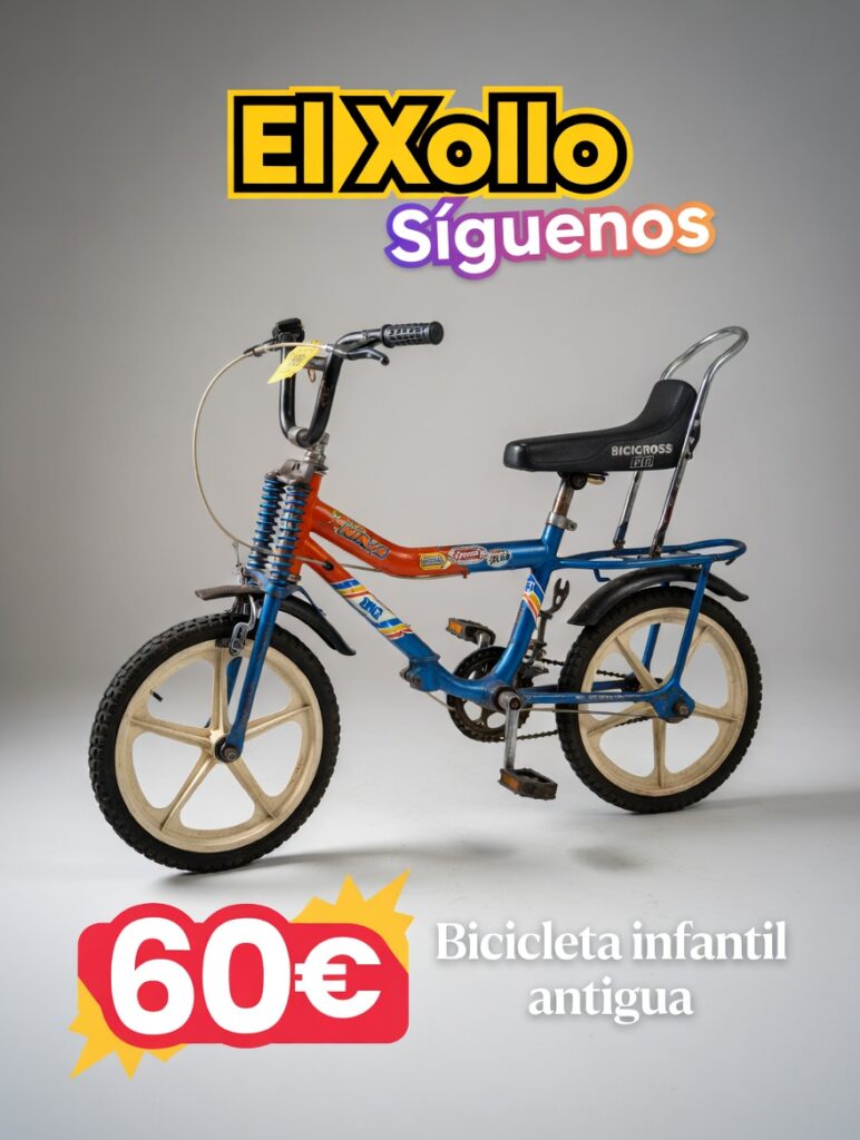 Bicicleta infantil antigua