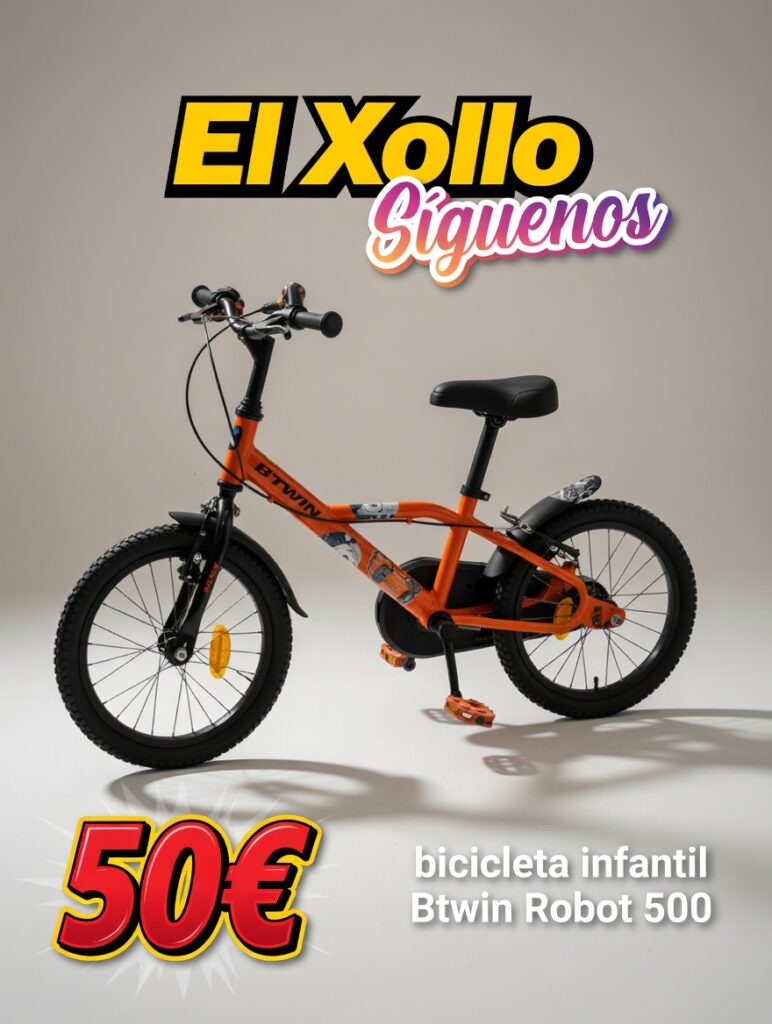 bicicleta infantil B’Twin Robot 500