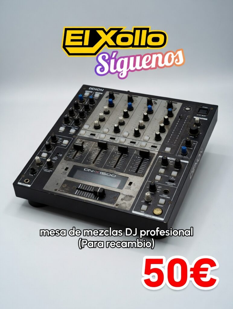 mesa de mezclas DJ profesional (Para recambio)
