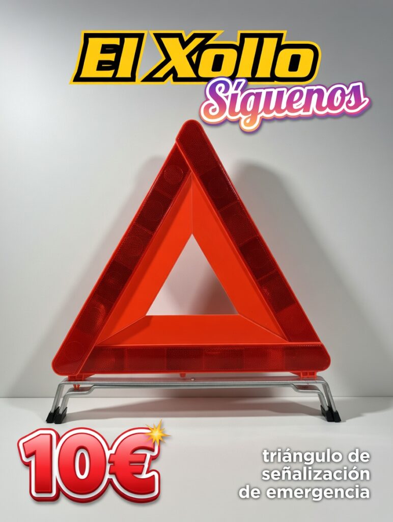 triángulo de señalización de emergencia