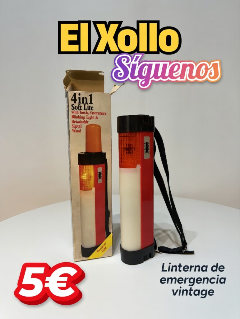 Linterna de emergencia vintage