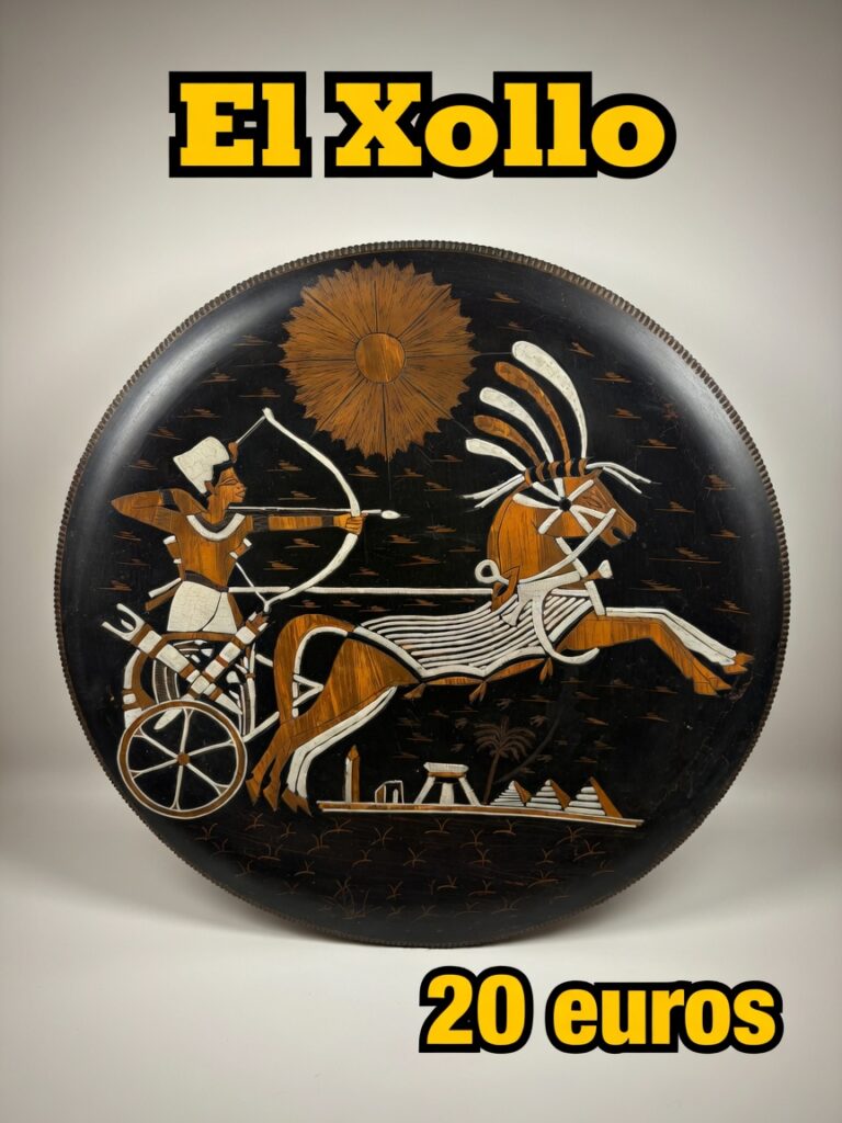 Plato decorativo de la antigua Egipto