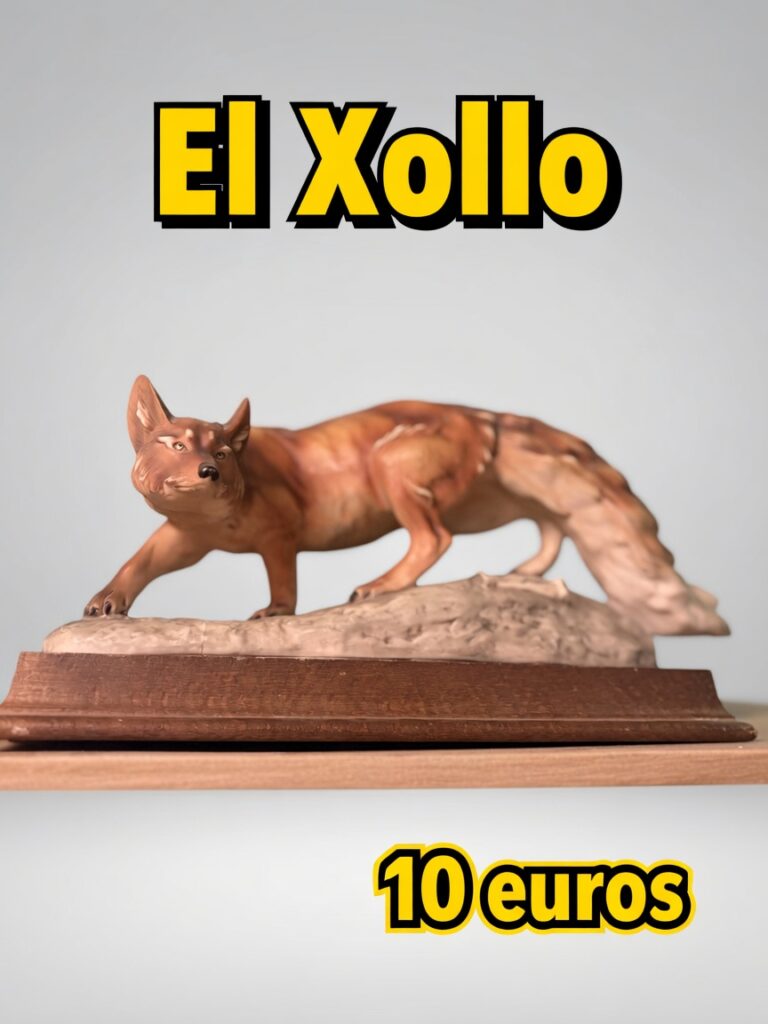 Escultura zorro rojo