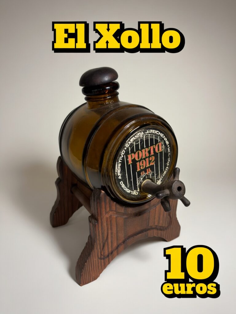 Barril de vidrio antiguo
