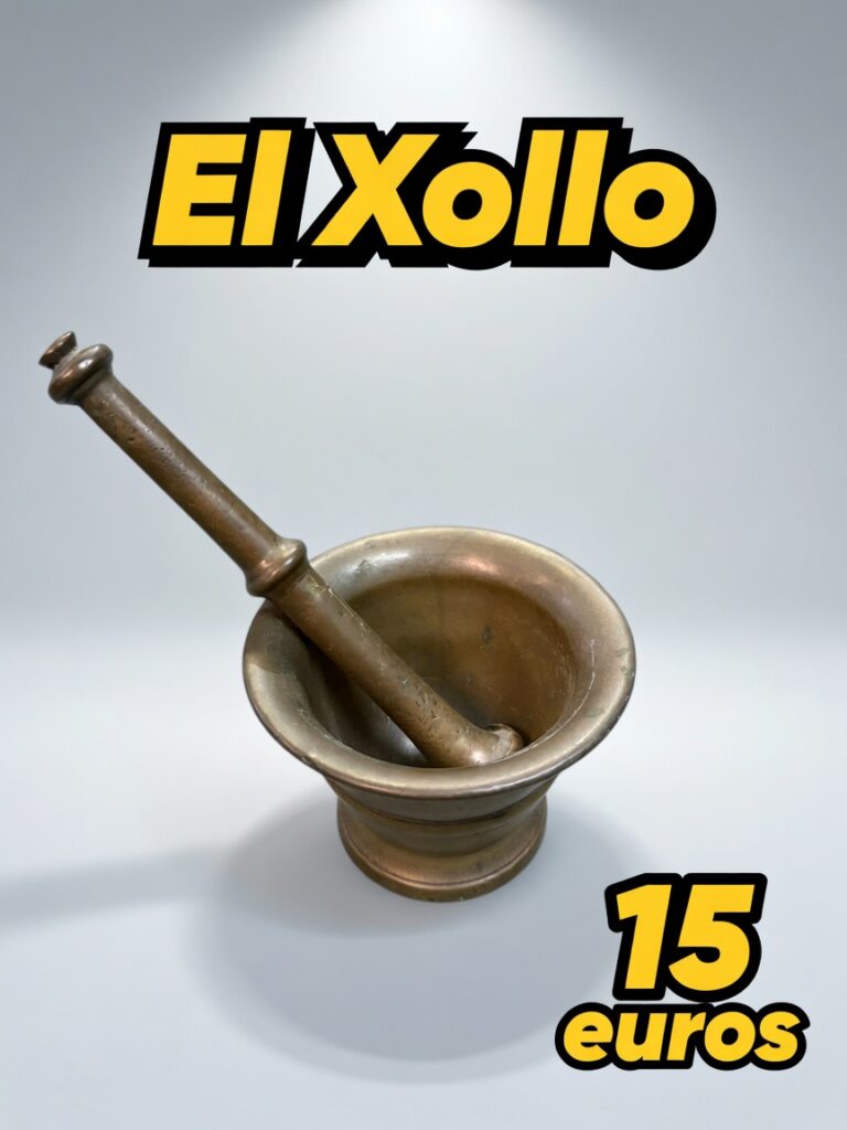 Mortero de bronce