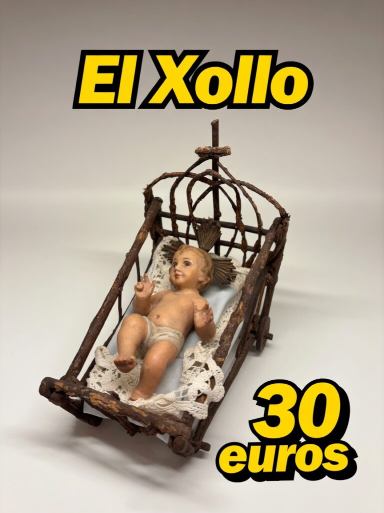 Niño Jesús con cuna