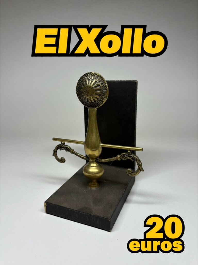 Morillo antiguo de bronce